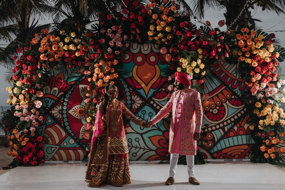 Indian Wedding Photography-Couple's Portrait-Ptaufiq-Generations Riviera Maya Cancun 6
