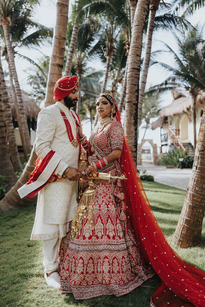 Indian Wedding Photography-Couple's Portrait-Ptaufiq-Generations Riviera Maya Cancun 8