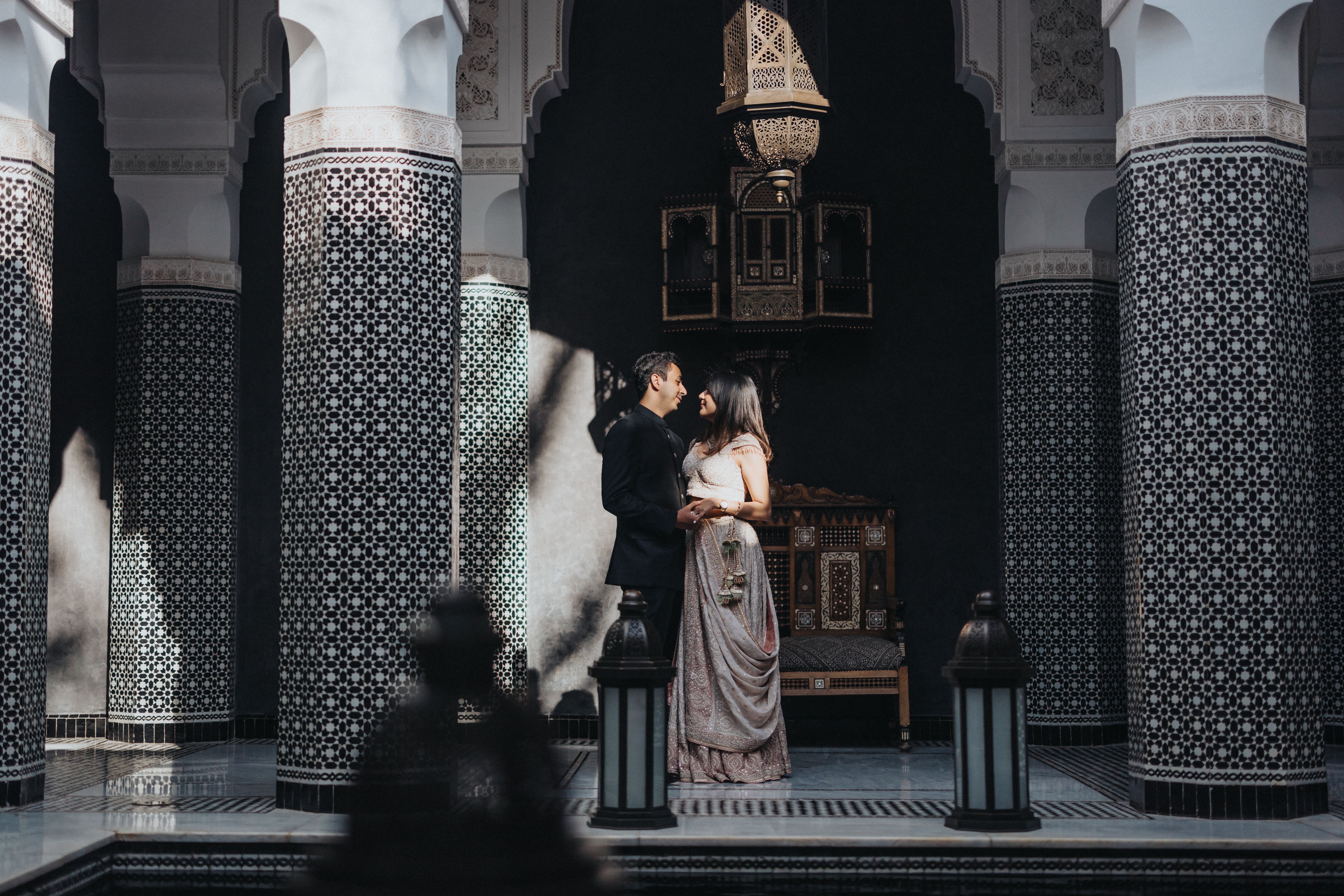 Indian Wedding Photography-Couple's Portrait-Ptaufiq-Selman Marrakech 3