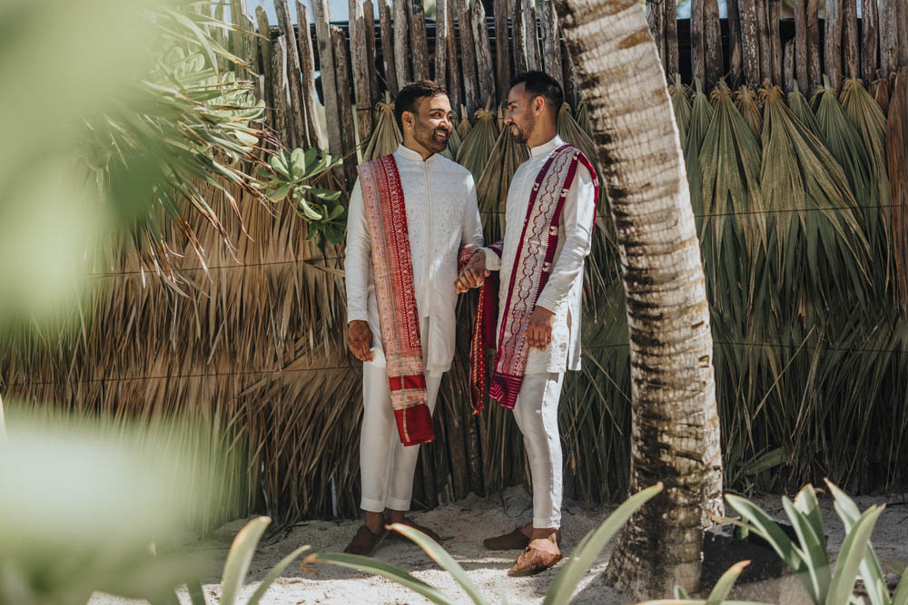 Indian-Wedding-Photography-First Look-Destination-Tulum Mexico 2