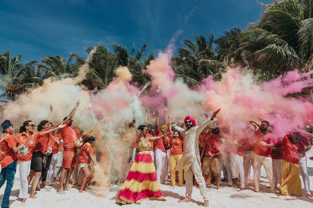 Indian Wedding Photography-Haldi-Ptaufiq-Generations Riviera Maya Cancun 5