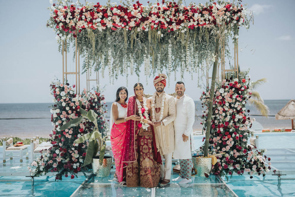 Indian Wedding Photography-Ceremony-Boston Ptaufiq-Dreams Natura Resort Cancun 10