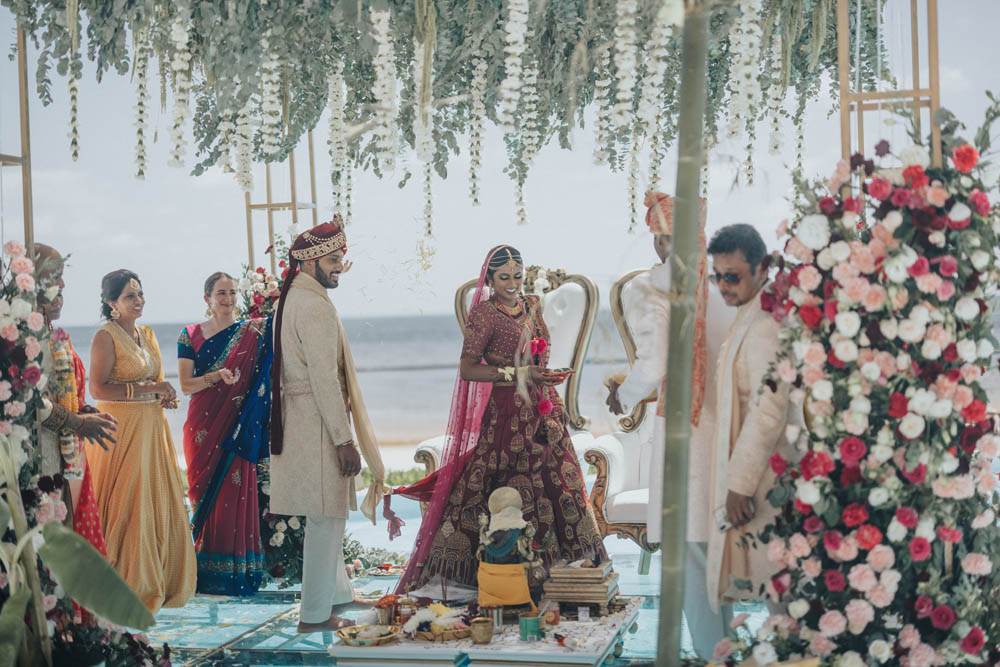 Indian Wedding Photography-Ceremony-Boston Ptaufiq-Dreams Natura Resort Cancun 6