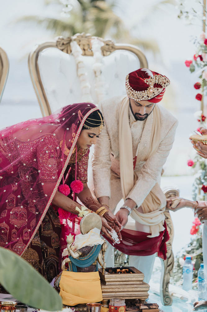 Indian Wedding Photography-Ceremony-Boston Ptaufiq-Dreams Natura Resort Cancun 9