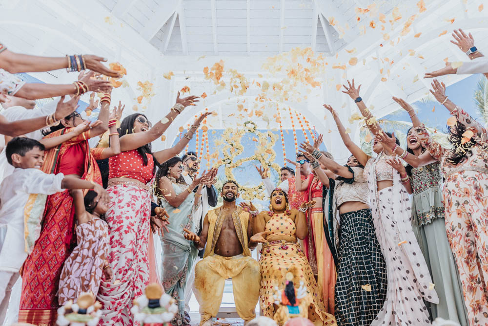 Indian Wedding Photography-Haldi-Boston-Ptaufiq-Hyatt Zilara Cap Cana 1