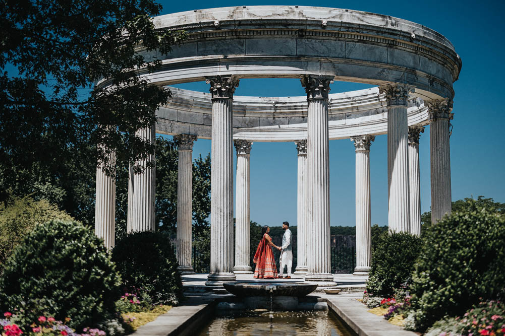 Indian Wedding Photography- Engagement-Boston-Ptaufiq-Untermyer Gardens NY 1