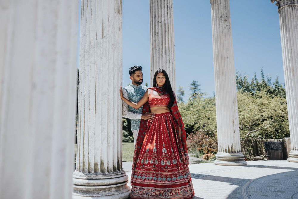 Indian Wedding Photography- Engagement-Boston-Ptaufiq-Untermyer Gardens NY 11