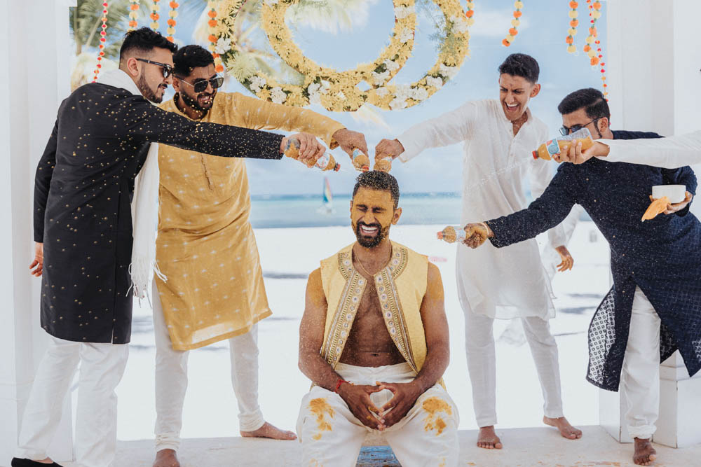 Indian Wedding Photography-Haldi-Boston-Ptaufiq-Hyatt Zilara Cap Cana 4