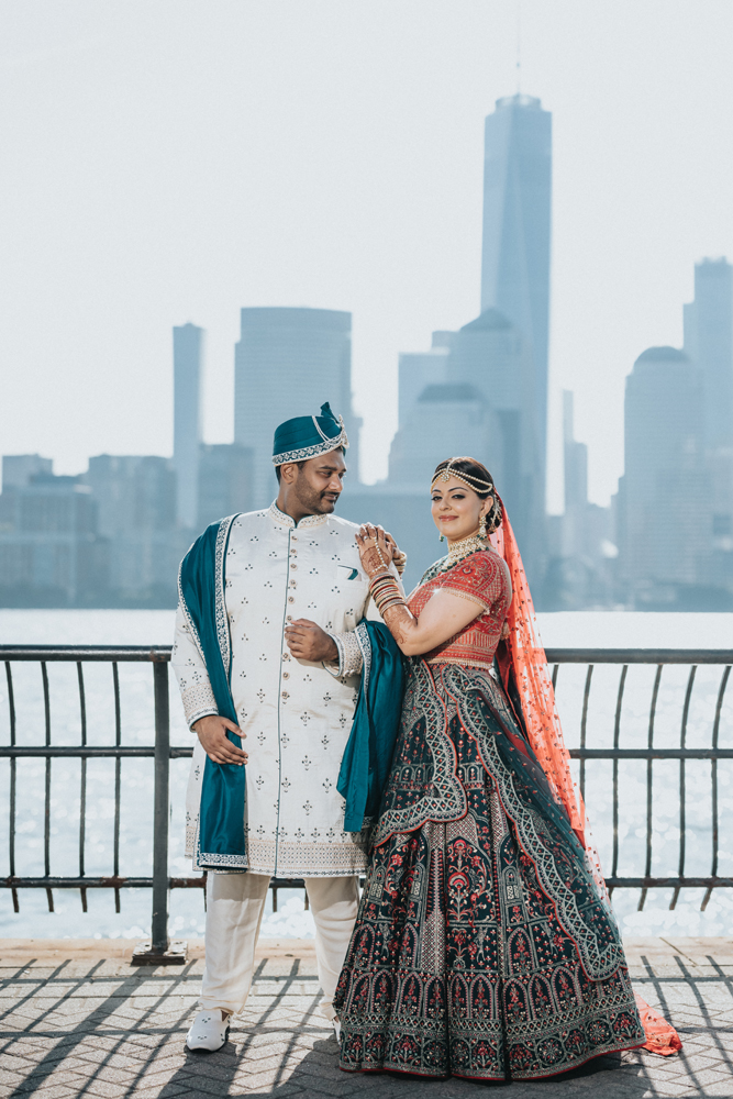 Indian Wedding Photography-Couple's Portrait-Boston-Ptaufiq-Hyatt Regency Jersey City 1