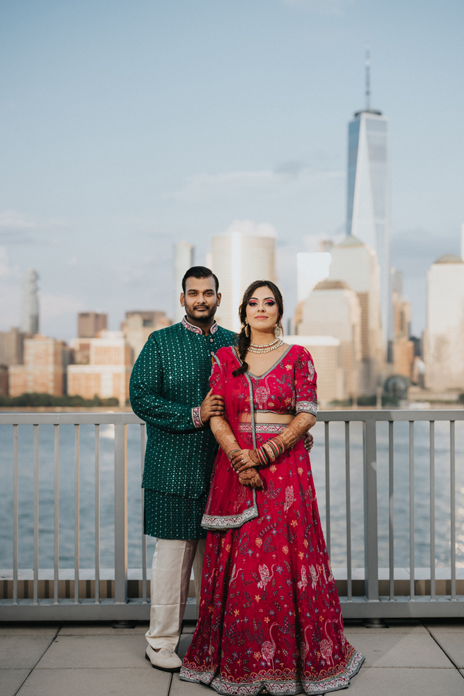 Indian Wedding Photography-Couple's Portrait-Boston-Ptaufiq-Hyatt Regency Jersey City 2
