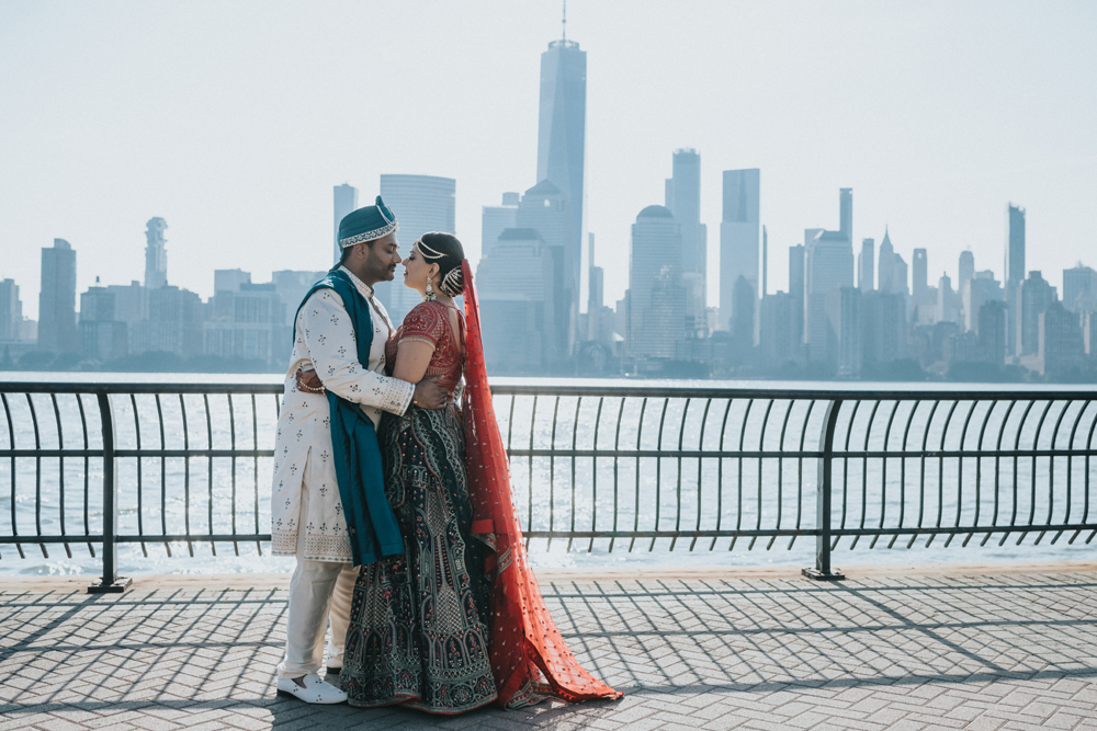 Indian Wedding Photography-First Look-Boston-Ptaufiq-Hyatt Regency Jersey City 1