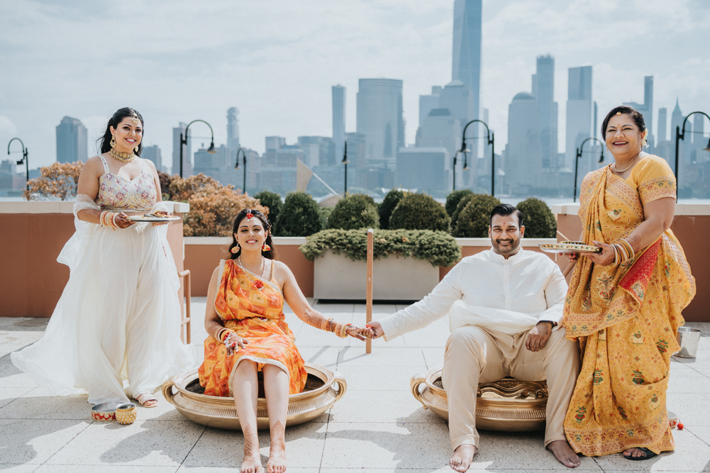 Indian Wedding Photography-Haldi-Boston-Ptaufiq-Hyatt Regency Jersey City 4