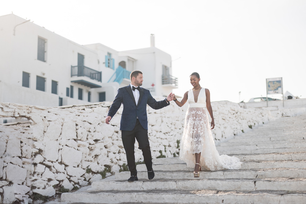 Mykonos Greece Wedding-Ptaufiq Photography- First Look 5