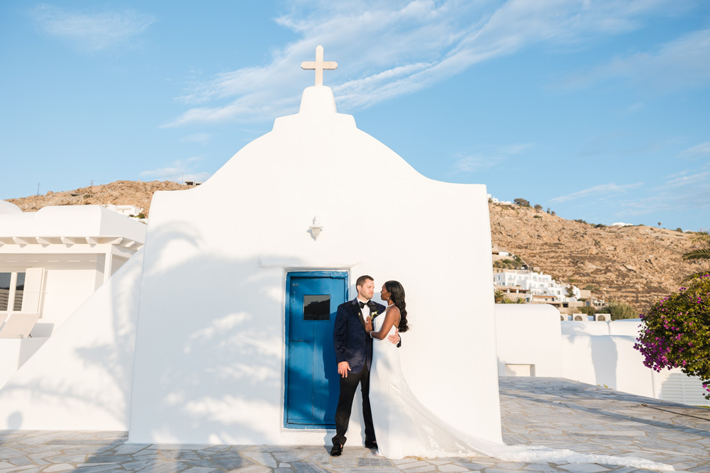 Mykonos Greece Wedding-Ptaufiq Photography- First Look 6