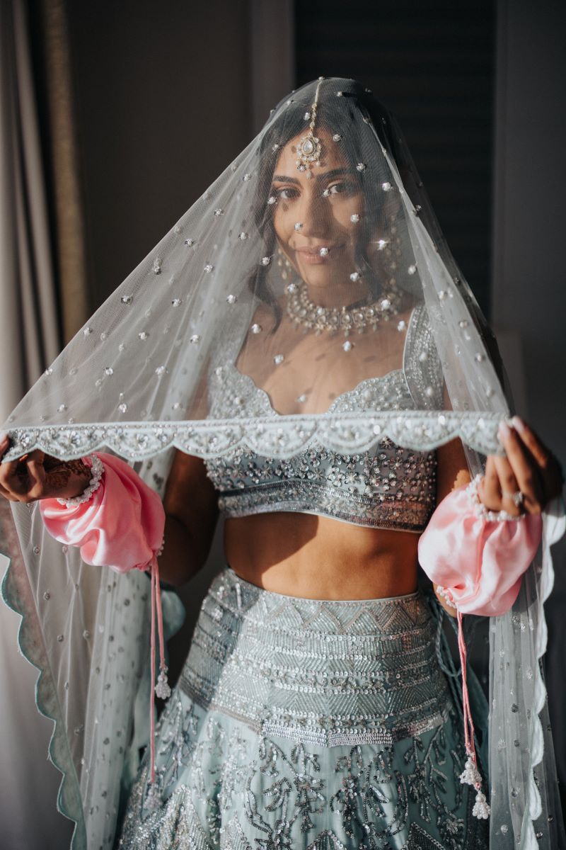 Ptaufiq Indian Destination Wedding Castell de Sant Marçal Barcelona Spain Serena and Manav Getting Ready 20