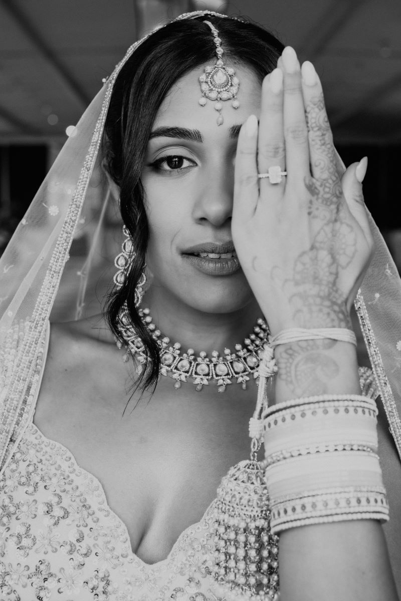 Ptaufiq Indian Destination Wedding Castell de Sant Marçal Barcelona Spain Serena and Manav Getting Ready 21