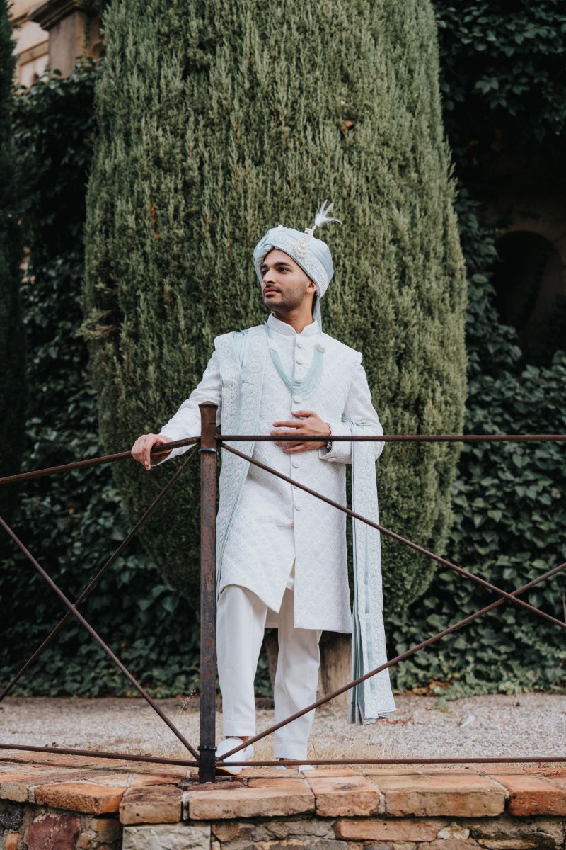 Ptaufiq Indian Destination Wedding Castell de Sant Marçal Barcelona Spain Serena and Manav Getting Ready 9