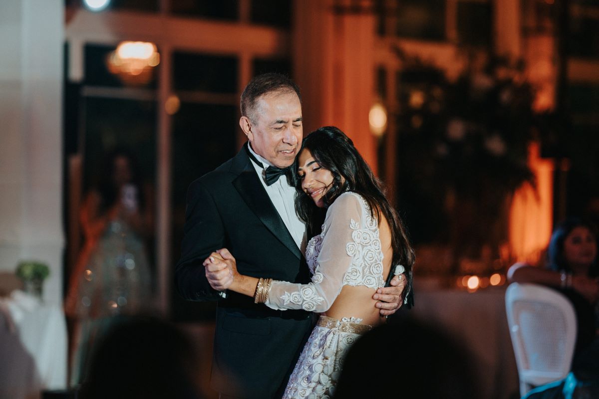Ptaufiq Indian Destination Wedding Castell de Sant Marçal Barcelona Spain Serena and Manav Reception 15