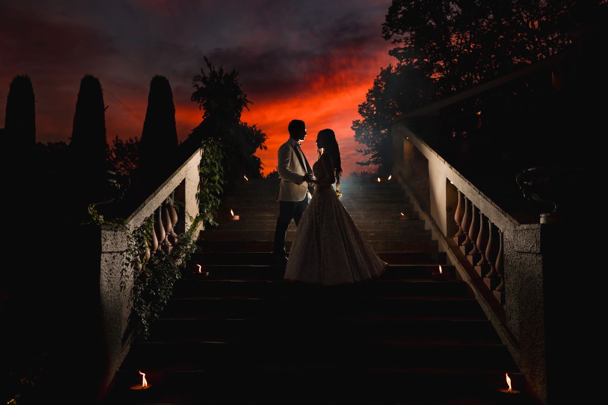 Ptaufiq Indian Destination Wedding Castell de Sant Marçal Barcelona Spain Serena and Manav Reception 2