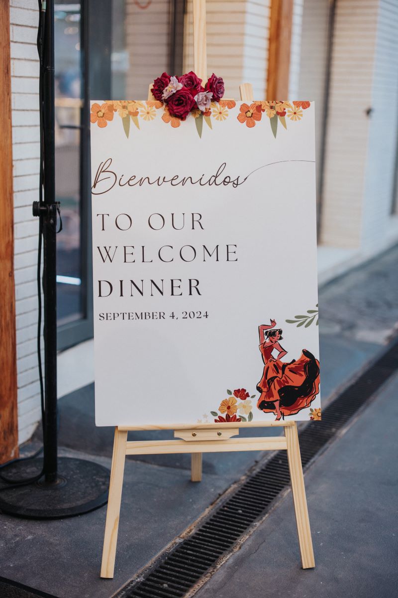 Ptaufiq Indian Destination Wedding Castell de Sant Marçal Barcelona Spain Serena and Manav Welcome Dinner 1