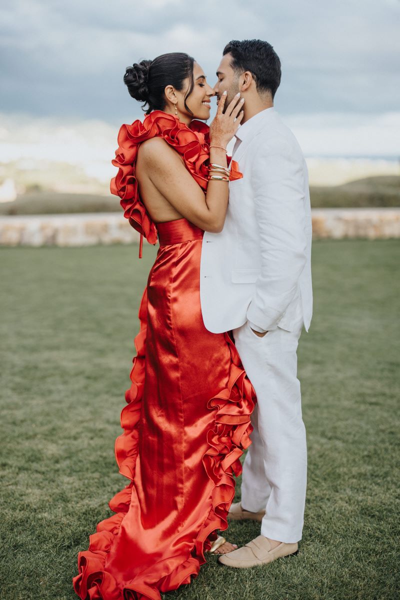 Ptaufiq Indian Destination Wedding Castell de Sant Marçal Barcelona Spain Serena and Manav Welcome Dinner 4