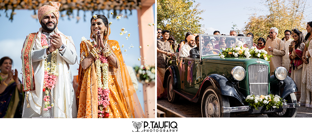 Indian Wedding-Couple Portrait-Fateh Garh Heritage Resort