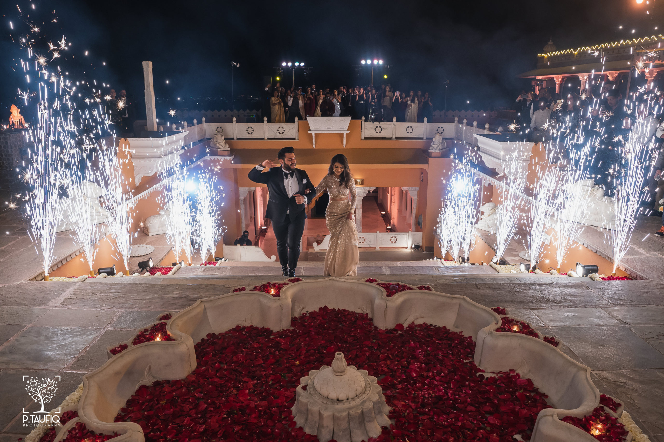 ndian-Wedding-Photography-Boston-PTaufiq-Reception Grand entrance