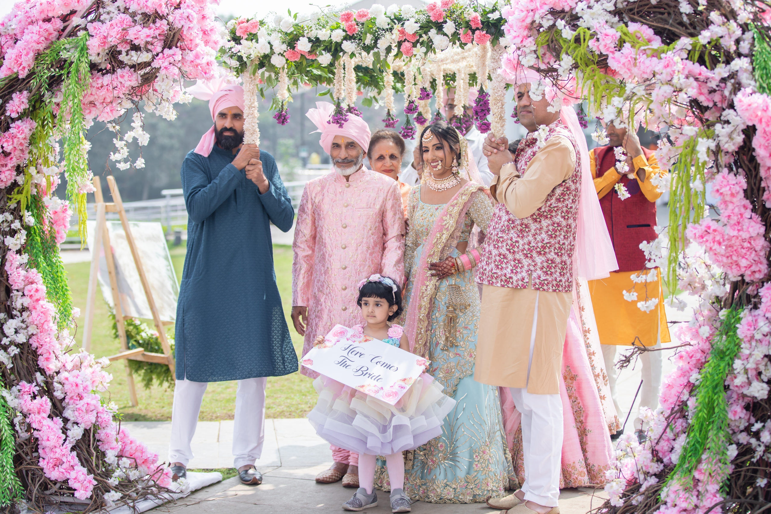 Indian Wedding-Bride Entrance-The Fern Hotels and Resort