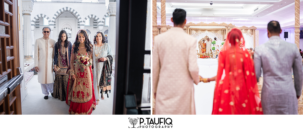 Indian Wedding-Bride Entrance-the Verve Hotel Natick_