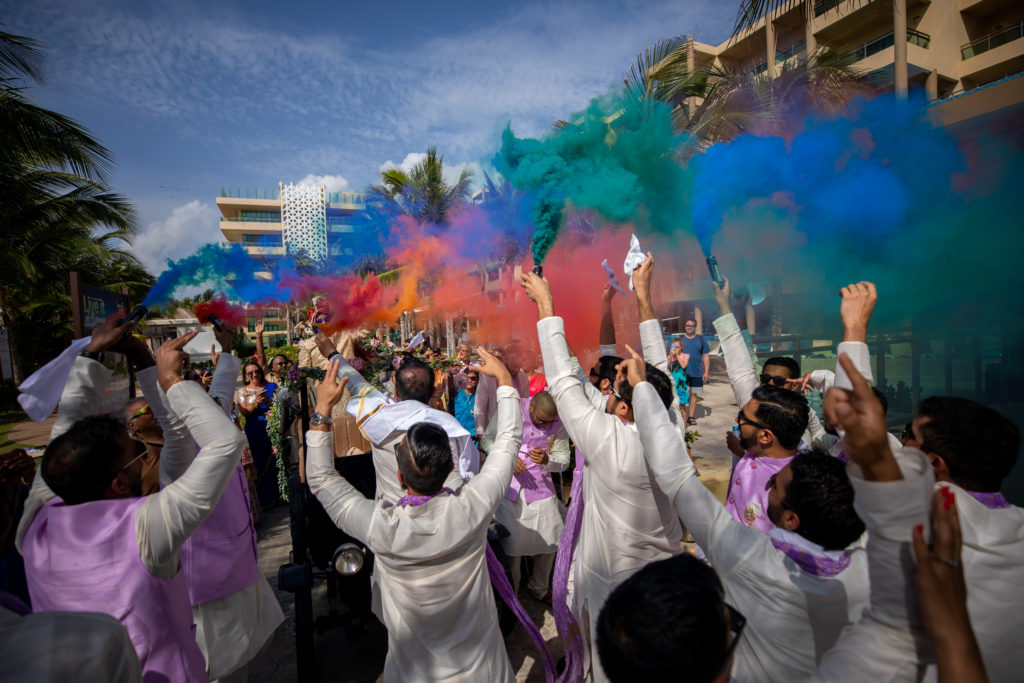 Baraat Destination Wedding in Cancun Photography 3