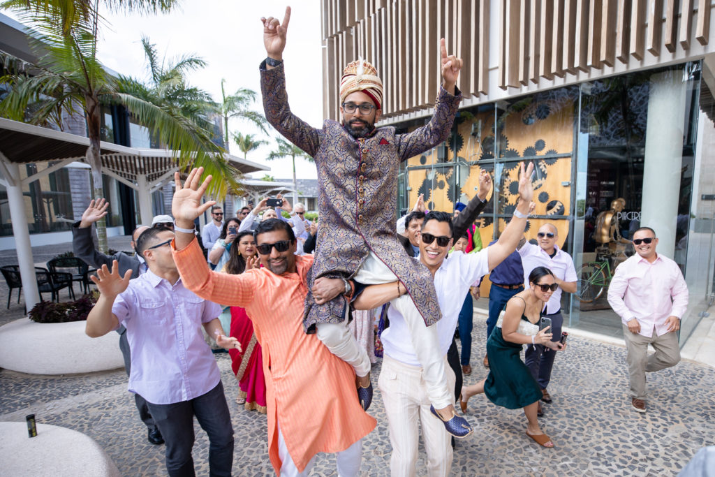 Baraat Destination Wedding in Cancun Photography 4