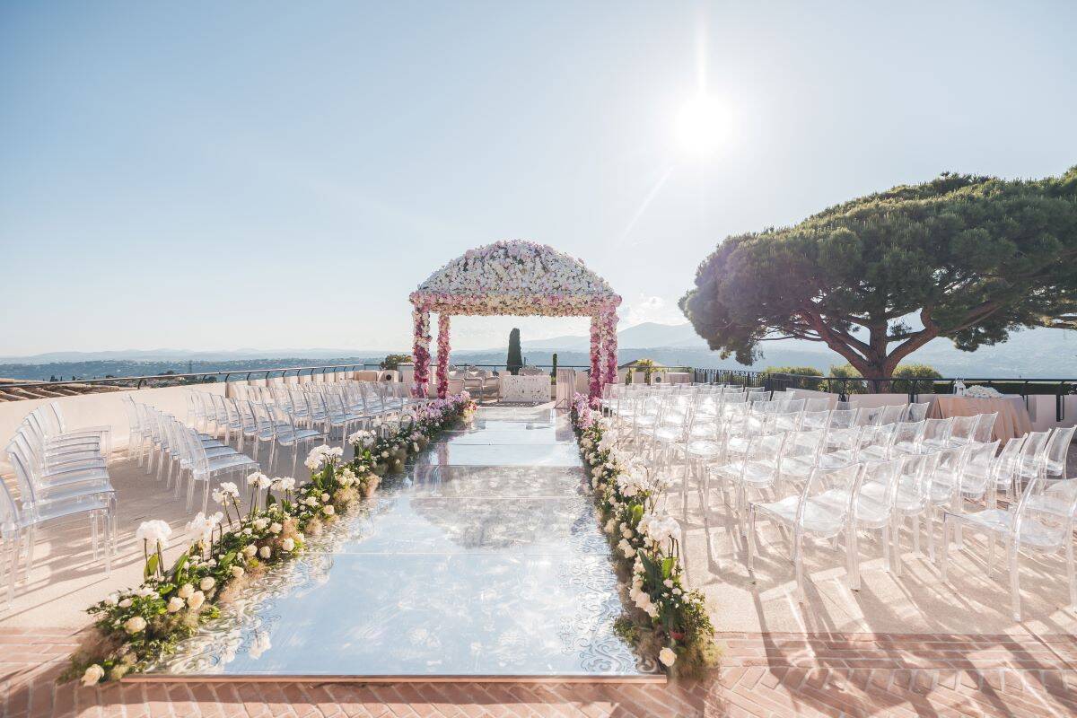 Lebanese Wedding Planning, Design, and Decor by Ali Bakhtiar Designs at Nice, France - Captured by P. Taufiq Photography 1