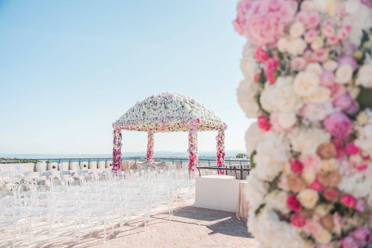 Lebanese Wedding Planning, Design, and Decor by Ali Bakhtiar Designs at Nice, France - Captured by P. Taufiq Photography 2