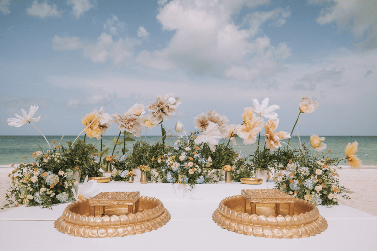 Custom wedding signage and décor created by Electric Karma International